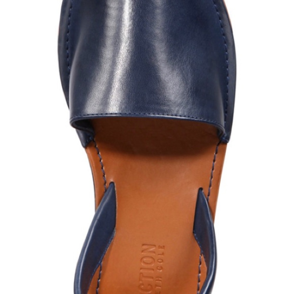 Wedge Sandal, Kenneth Cole Navy Sling Back.